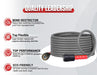 YAMATIC Super Flexible Pressure Washer Hose 25FT for Power Washer Replacement, Kink Resistant Extension With Leak-Free M22 Female & 3/8" Quick Connect Adapters, 1/4" 3200 PSI, Grey - Grill Parts America