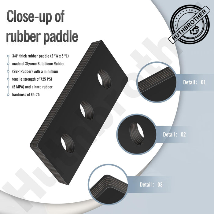 Snow Blower Impeller Modification Kit Universal 3/8" 3-Blade, for Modifies 2-Stage Machine, (3) - Grill Parts America