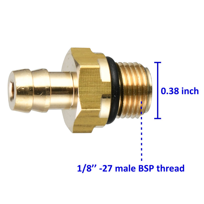 RIDGE WASHER Compatible Chemical Injector Set for Pressure Washer, Pressure Washer Replacement Accessories for 203640GS 190593GS 190635GS - Grill Parts America