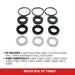 Simpson Cleaning 7106627 Replacement Water Seal Kit for Pressure Washer Pumps, Black - Grill Parts America