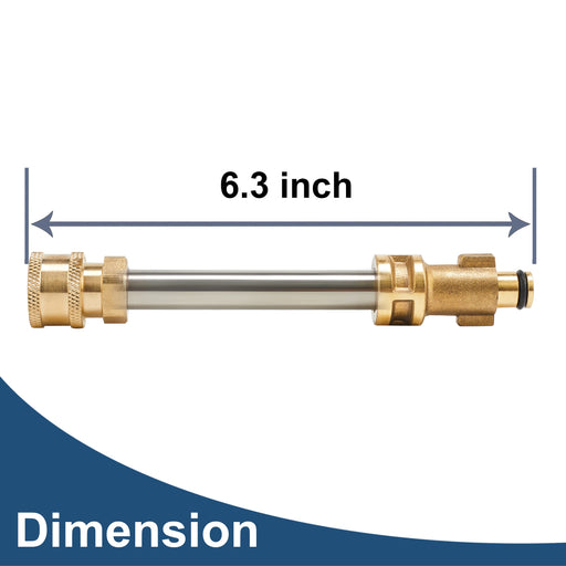 Raincovo Replacement for Pressure Washer Gun Adapter Ryobi, Portland, Greenworks, Husky, Replacement Wand with 5 Nozzle Tips, 1/4 Inch Quick Connector Silver - Grill Parts America
