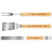 Haooryx 3PCS Father Grilling Tool BBQ Accessories Set World's Best Dad Stainless Steel Grilling Tong for Men Outdoor Camping Housewarming Party Gift Supplies Father's Day Dad's Birthday Present - Grill Parts America