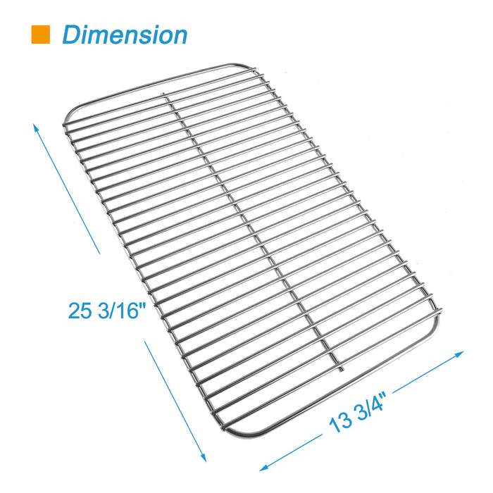 BBQration Replacement Kit for Char-Broil Classic 360 3-Burner, G320-0200-W1, G215-0203-W,463742418, Cooking Grate, Burner, Heat Plates Shield Tent, Crossover Tube - Grill Parts America