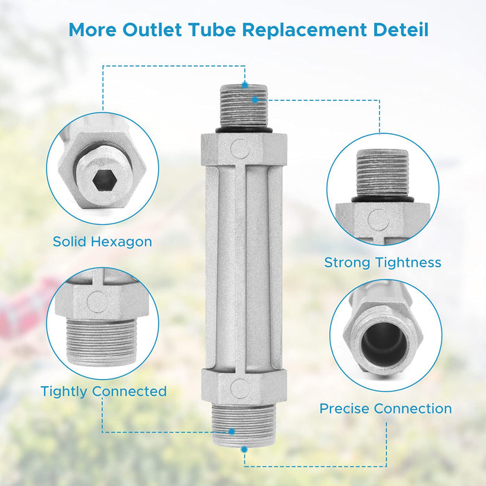 Pressure Washer Parts, Craftsman Power Washer Parts, Outlet Tube Replacement 190589GS 190634GS 201497GS Compatible With Briggs & Stratton & Troy-Bilt Pressure Washer Pump - Grill Parts America