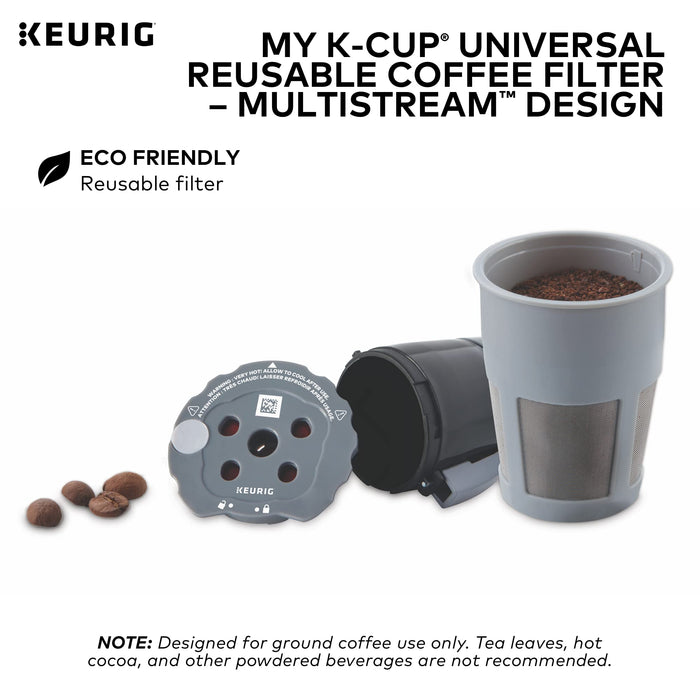 Keurig My K-Cup Universal Reusable Filter MultiStream Technology - Gray - Grill Parts America