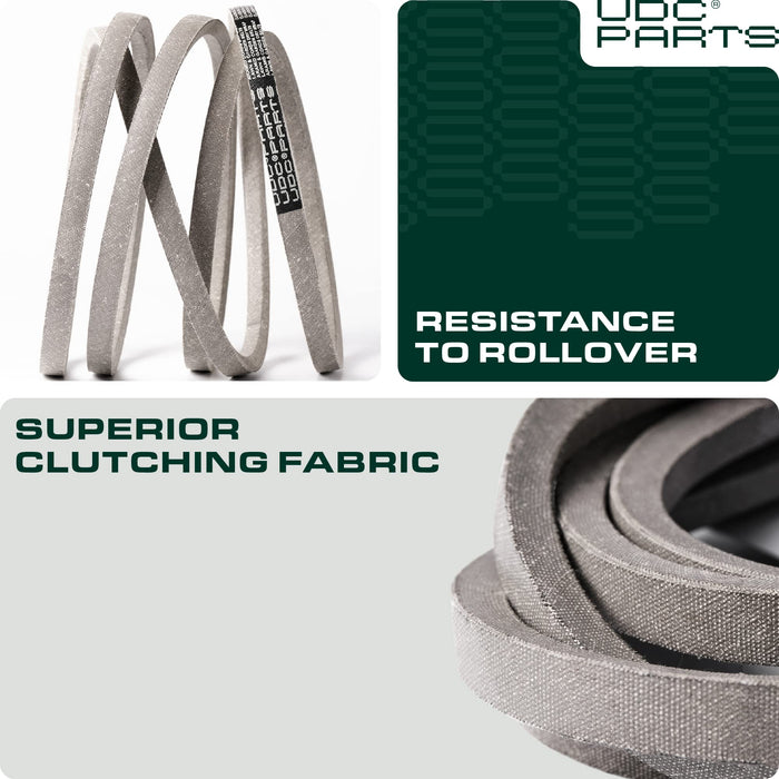 UDC Parts Mower Deck Belt GX20072 / Kevlar Cord / 103.875 inches/for John Deere GY20570 L 100 130 1742 D 100 110 120 130 X 110 125 145 LA 105 L107 L108 L110 - Grill Parts America
