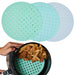 Reusable Air Fryer Silicone Liners - Pack of 3 Round & Flexible Air Fryer Liner Mats for Ninja AF101 4QT Air Fryer, Non Stick Non Slip & Waterproof Silicone Fryer Tray for Oven - 8 in round - Grill Parts America