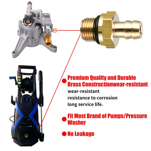 RIDGE WASHER Compatible Chemical Injector Set for Pressure Washer, Pressure Washer Replacement Accessories for 203640GS 190593GS 190635GS - Grill Parts America