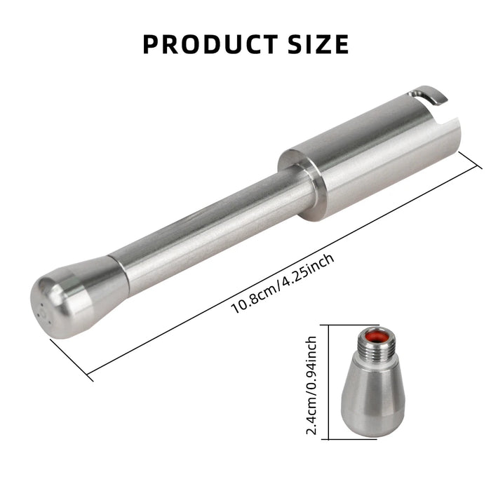 Coffee Maker Steam Nozzle Steam Wand Nozzle Stainless Steel Multiple Holes Tip Milk Foam Spout Compatible With Delonghi EC685