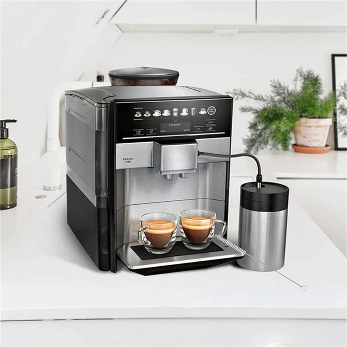 Replacement Milk Tube Set Metal and Soft Silicone Hose Set Coffee Machine Tube Spare Part for Automatic Coffee Machines