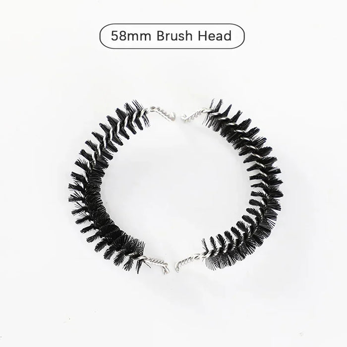 Coffee Cleaning Brush 51/58mm Espresso Machine Replaceable Head Coffee Maker Cafe Grinder Cleaner Brewing Head Cleaning Tool