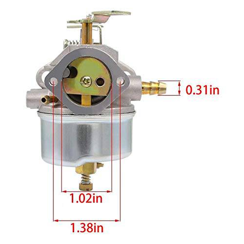 AUTOKAY Adjustable Carburetor for Tecumseh 8HP 9HP 10HP Snowblower Re#640349 640052 640054 640058 640058A - Grill Parts America