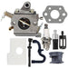 Butom MS170 Carburetor with Air Filter Tune Up Kit for Stihl 017 018 MS180 MS180C MS170C Chainsaw C1Q-S57A 1130 120 0603 - Grill Parts America