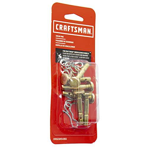 Craftsman CMXGZAM241055 Snow Blower Shear Pins, Silver/Gold - Grill Parts America