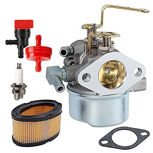 640152 Carburetor for Tecumseh 640152A 640023 640051 640140 640260B HM80 HM90 HM100 8hp -10hp Tecumseh engine Coleman PowerMate 5000 watt generator Carb with Air Filter Spark Plug kit - Grill Parts America