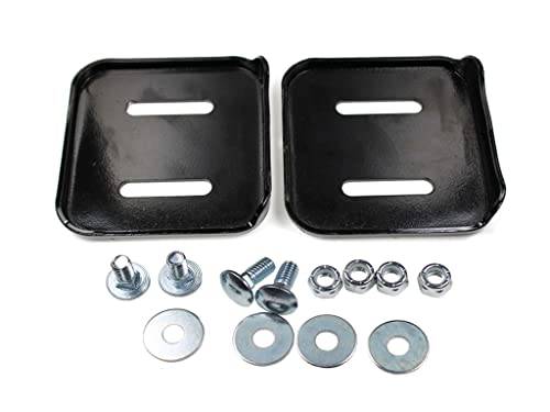 fascinatte 2 Pack 309016E701MA Height Adjuster Skid Shoes with Hardware for Murray Craftsman Sears Snowblower - Grill Parts America