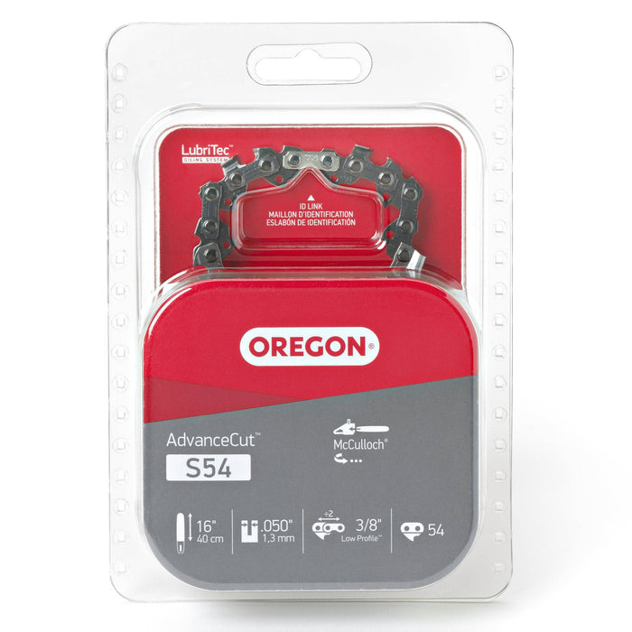 Oregon S54 AdvanceCut 16-Inch Semi Chisel Chainsaw Chain Fits McCulloch - Grill Parts America