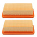 Hipa 2Pcs BR380 Air Filter 4203 141 0301 for STHIL BR340 BR420 BR420C BR340L SR340 SR420 Backpack Blower Parts W Spark Plug Fuel Filter - Grill Parts America