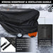 Snow Blower Cover, HOMEYA Snow Thrower Cover Waterproof Snowblower Protector All Weather Outdoor Protection Universal Size for Most Blower Winter Yard Machine - 50.4"x40"x32.7"(LxHxW) - Grill Parts America
