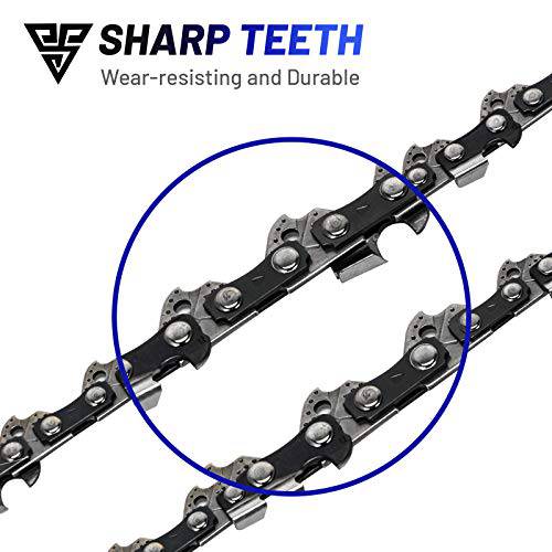 Loggers Art Gens Chainsaw Chain for 16-Inch Bar SG-S56, 3/8" LP Pitch - .050" Gauge - 56 Drive Links, Compatible with Craftsman/Sears, Echo, Homelite, McCulloch, Poulan, Worx, Chicago （3-Pack） - Grill Parts America