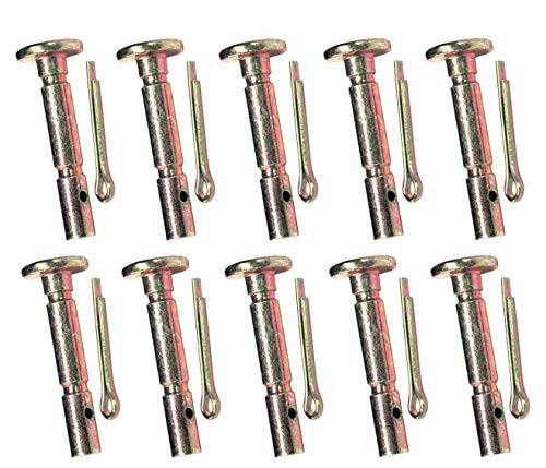 MDAIRC Shear and Hair (Cotter) PINS 738-04124(A), 714-04040, 738-04124A for MTD Cub Cadet Troy-Bilt Snowblowers, 10 PCS Pack - Grill Parts America