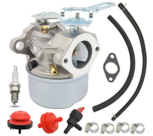 640084B Carburetor Snow Blower Carburetor Carb Compatible for Tecumseh 5HP MTD 632107A 632107 640084 640084A Toro 521 Snow Blower HSSK40 HSSK50 HS50 LH195SA - for 640084B Snow Blower Carburetor - Grill Parts America