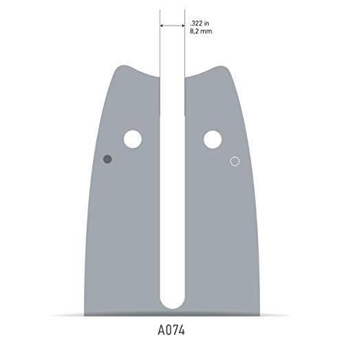 Oregon 105668 AdvanceCut S55 16 in. Chain and Guide Bar Combo, Fits Stihl Chainsaws,Gray - Grill Parts America