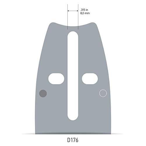 Oregon 27850 20-Inch AdvanceCut Guide Bar and D70 Chainsaw Chain Combo,Grey - Grill Parts America