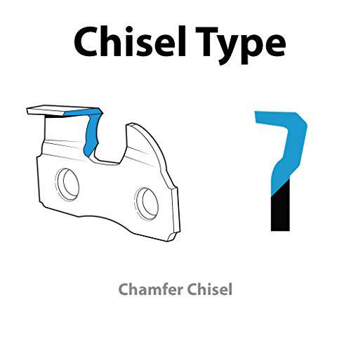 Oregon Chainsaw Repl. Chain Chicago 68862 Pole saw 8inch 91-33 Fits Saws with 3/8inch LP pitch .050gauge 33dl - Grill Parts America