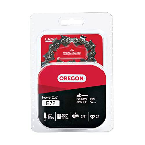 Oregon E72 20-Inch PowerCut Chainsaw Chain - Fits Husqvarna, Partner and More - Grill Parts America