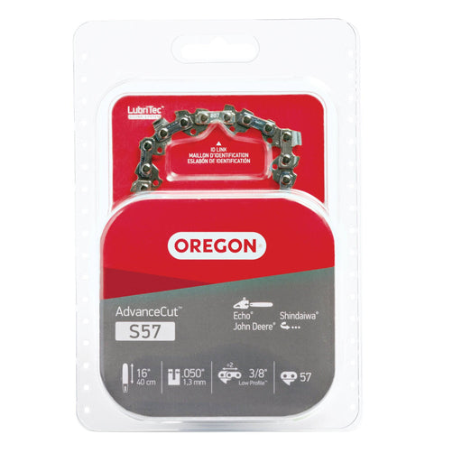 Oregon S57 AdvanceCut 16-Inch Chainsaw Chain Fits Cub Cadet, Echo, John Deere, Shindaiwa - Grill Parts America