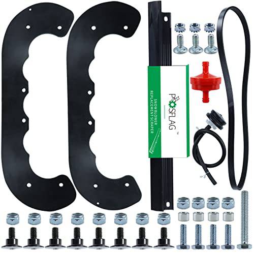 POSFLAG 99-9313 Snow Blower Paddles 55-8760 Scraper Blade 95-6151 Drive Belt Hardware Kit for Toro - Grill Parts America