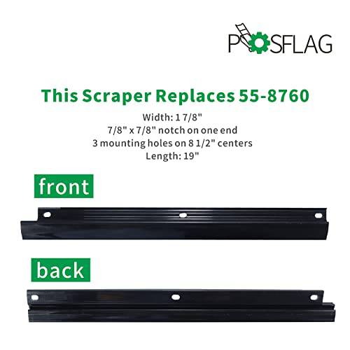 POSFLAG 99-9313 Snow Blower Paddles 55-8760 Scraper Blade 95-6151 Drive Belt Hardware Kit for Toro - Grill Parts America