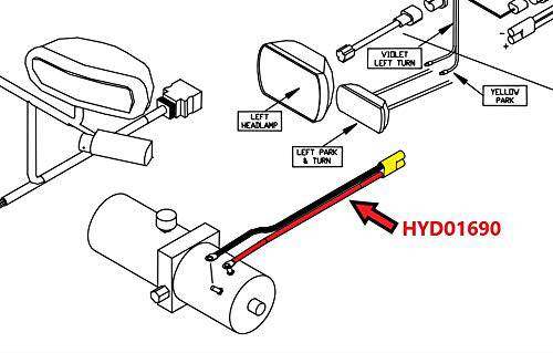 Professional Parts Warehouse Aftermarket Boss Power Ground Cable, Truck Side HYD01684 & Plow Side HYD01690 - Grill Parts America