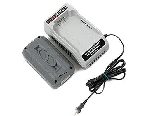 Snow Joe + Sun Joe iCHRG40 EcoSharp Lithium-Ion Battery Charger | 40 Volt , Gray - Grill Parts America