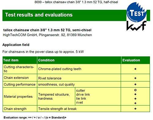 tallox 3 14 inch Chainsaw Chains 3/8 LP .050 Inch 52 Drive Links Full Chisel fits Craftsman, Echo, Homelite, Poulan - Grill Parts America