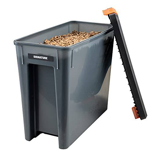 Traeger Pellet Grills BAC637 Stay Dry Pellet Bin, Wood Pellet Storage with Locking Lid, Black - Grill Parts America