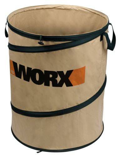 WORX WA0030 Landscaping 26-Gallon Collapsible Yard Waste Bag/Leaf Bin, Tan - Grill Parts America