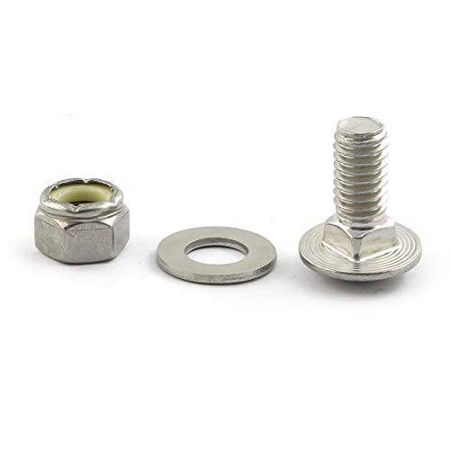 ZRM&E 4 Set 304 Stainless Steel Snowblower Skid Shoe Mounting Bolts Accessories Kit (5/16-18) 3/4" 784-5580 - Grill Parts America