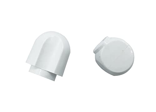 Tolxh Replacement Part New Set of 2 Stand Mixer White Plastic Lock Lever Knob and Speed Control Knob for Kitchen Aid - Kitchen Parts America