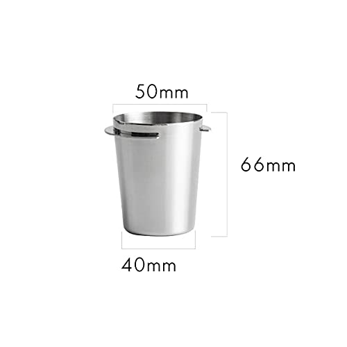 BEEOFICEPENG Stainless Steel Coffee Dosing Cup Powder Part for 51-53mm Espresso Machine Dosing Cup - Kitchen Parts America