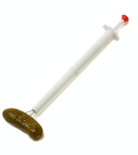 Norpro Stainless Steel and Plastic Deluxe Pickle Pincher, 8-Inches, White - Grill Parts America