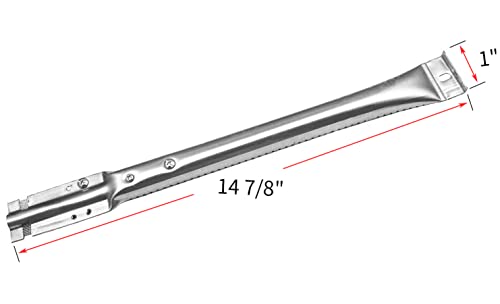 Dongftai SA401A (5-Pack) 16 3/16" Stainless Steel Burner for Brinkmann 810-1575-W 810-1750-S 810-1751-S 810-3551-0 810-3885-S 810-6345-0 810-7450-S 810-7490-F 810-8401-S 810-8403-F 810-8532-f - Grill Parts America