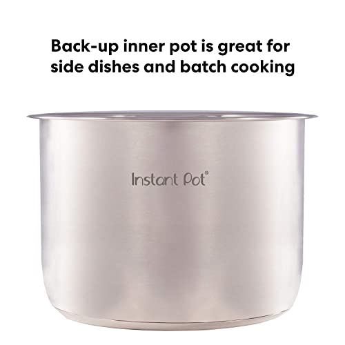 Instant Pot IP-POT-SS304-60 Genuine Stainless Steel Inner Cooking Pot - 6 Quart - Kitchen Parts America