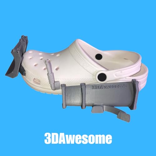 3DAwesome Croc Snow Plow and Exhaust Pipe Charm - Fun, Unique, and Secure - Easy to use and Install (1 Pair) - Grill Parts America