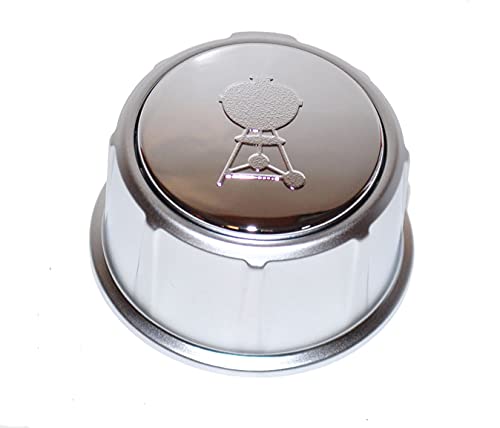 Weber 68846 1-15/16" Chrome Plated Side Burner Control knob for Spirit 335 Model Years 2019+ with Up Front Controls. - Grill Parts America