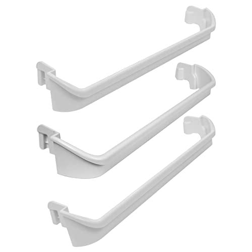 240534901 x2 & 240534701 x1 Refrigerator shelf retainer bar parts Compatible with frigidaire or kenmore Door Shelf Rack Bar Rail, Replaces AP3214631 PS734936 AP3214630 PS734935 AH734935 EA734935 - Grill Parts America