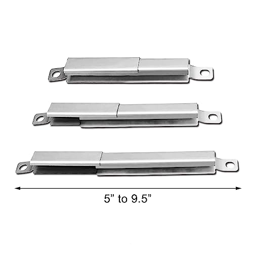 Hisencn Repair Kit Replacement for Charbroil Classic 280 2-Burner, 360 3-Burner, 405 4-Burner Gas Grills, Grill Burner, Heat Plate Deflector, Crossover Tubes Replace for G320-0200-W1, G215-0203-W - Grill Parts America