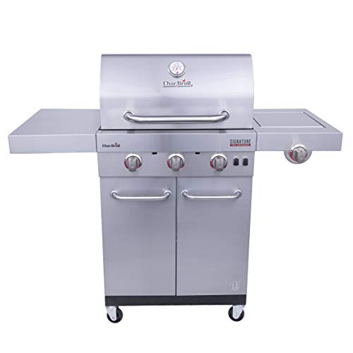 Char-Broil 463342620 Signature TRU Infrared 3-Burner Cabinet Style Gas Grill, Stainless Steel - Grill Parts America