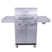 Char-Broil 463342620 Signature TRU Infrared 3-Burner Cabinet Style Gas Grill, Stainless Steel - Grill Parts America